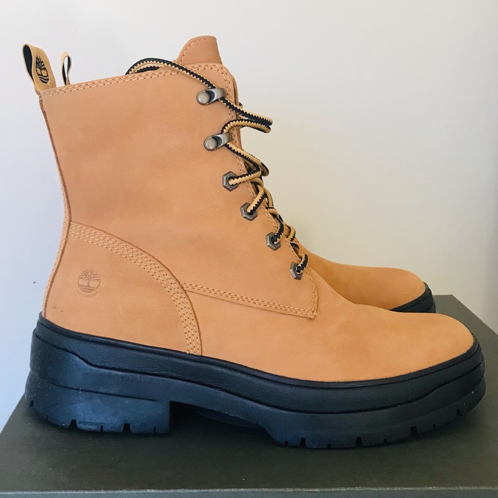 Timberland Malynn EK Mid Waterproof Lace-up Platform Ankle Boots, size 10 - Picture 6 of 16